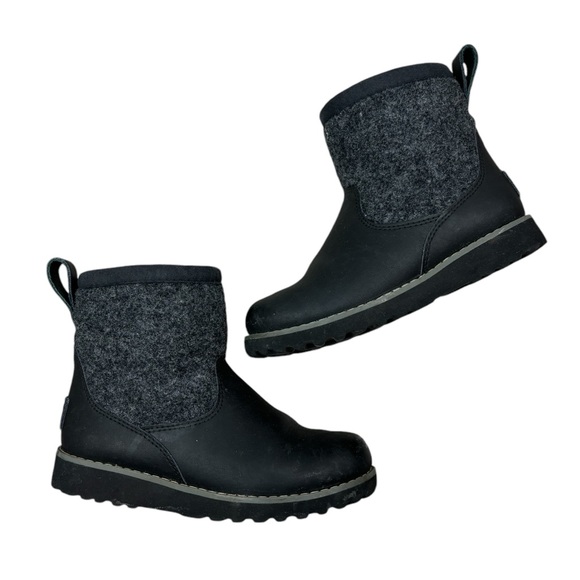 UGG Zip Up Chelsea Boots Wool 12T Little Boy - Picture 13 of 14